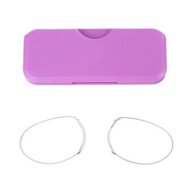 Imagem de Óculos De Leitura Leves Com Clipe Nasal, Design Sem Hastes, Suporte Pa