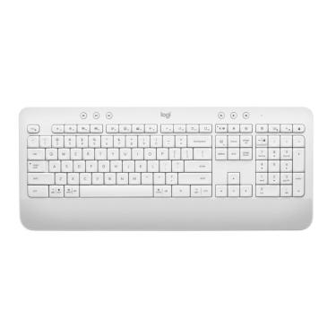 Imagem de Teclado sem Fio Logitech K650 - Padrão US - Receptor USB LogiBolt ou Bluetooth - Branco - 920-010965