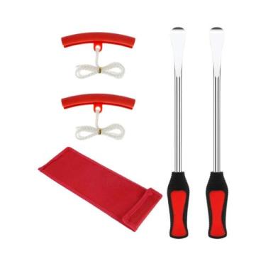 Imagem de Ferramentas De Troca De Pneus De Moto E Bicicleta, Kit De Reparo De Pn