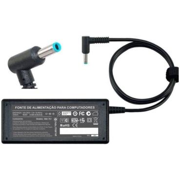 Imagem de Fonte Carregador Ultrabook Hp Pavilion X360 14-d02 Plug 4.5mm Azul