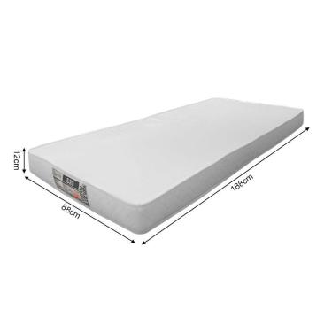 Imagem de Beliche Solteiro Montessoriana Erika Nuvem Com Escorregador E Colchões - Branca - Branco