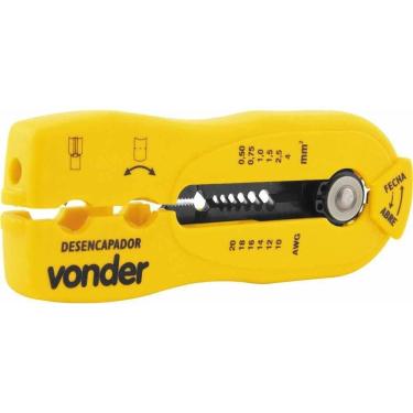 Imagem de Alicate Desencapador Fixo, Para Fios E Cabos, Vonder