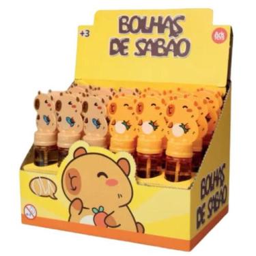 Imagem de Display com 24 Unidades Bolhas de Sabão Capivara Bolinha Aniversário E