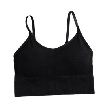 Imagem de Sutiã Esportivo Ajustável Sem Costura Para Mulheres, Top De Yoga Com A