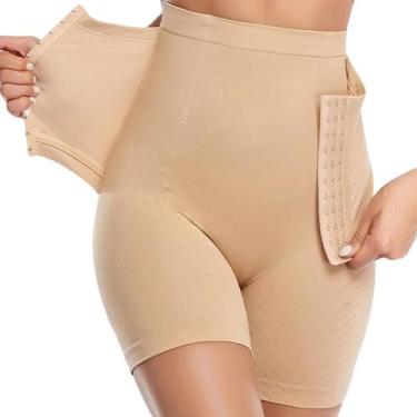 Imagem de Short Cinta Modeladora Fechamento Em Colchete Pós Parto COR:PRETOTAMAN