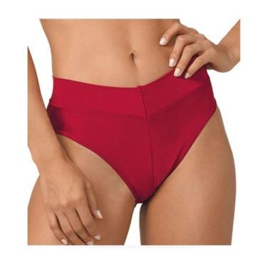 Imagem de Calcinha Cavada Cítara DeMillus Cós Alto Firma Barriguinha - XG, Carmi