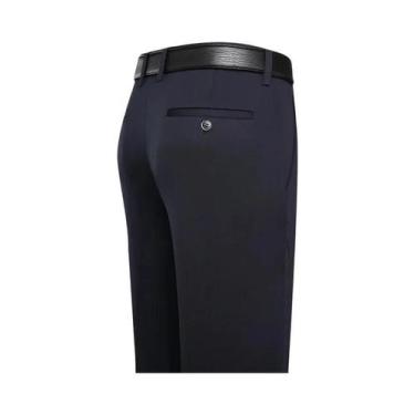 Imagem de Calças Casuais Masculinas plus Size De Verão E Primavera Em Azul Marin