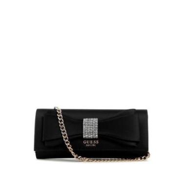 Imagem de Bolsa Guess Elsie Clutch Preto - SS965071-Feminino
