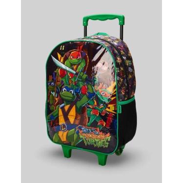 Imagem de Mala com Rodas 16 Tartarugas Ninja X - 13500 - Artigo Escolar - Xeryus