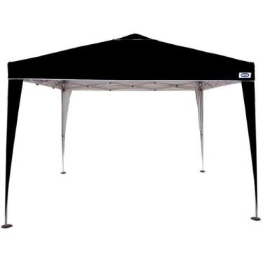 Imagem de Tenda Gazebo Dobrável 3x3 X-Flex Oxford Preta Mor