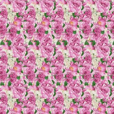 Imagem de Papel De Parede Floral Flores Rosas Vermelhas Adesivo Sala