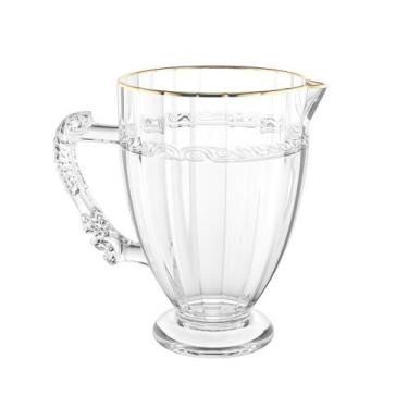 Imagem de Jarra Lyor Imperial de Cristal com Fio de Ouro 1,3L