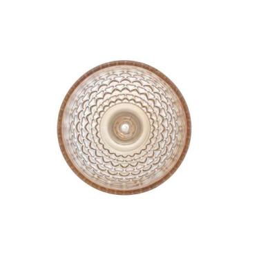 Imagem de Taça para Água Lyor Coração de Cristal Âmbar 330ml - Wolff