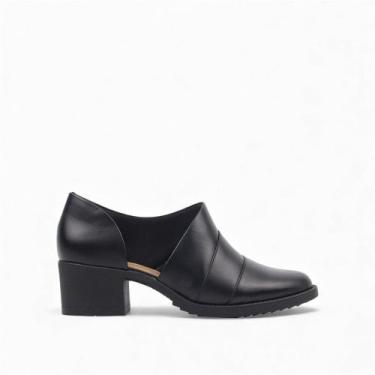 Imagem de Sapato Salto Bloco Abertura Lateral - NEFTALI, Preto, 36