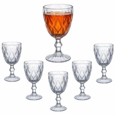 Imagem de Jogo De Mini Taças Copos Dose Shot Licor Drink 75ml Kit 6pçs - Majesti