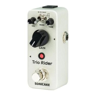 Imagem de Pedal De Efeitos Para Guitarra Trio Rider Overdrive SONICAKE Estilo Ce