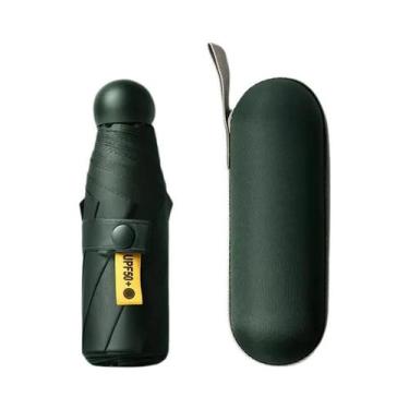 Imagem de Guarda-chuva Portátil Pequeno Para Mulheres, De Dupla Utilização, Cor 