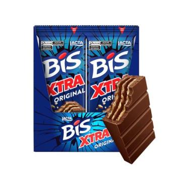 Imagem de Chocolate Bis Xtra ao Leite 45g 24 Unidades - Lacta, 45g, Ao Leite