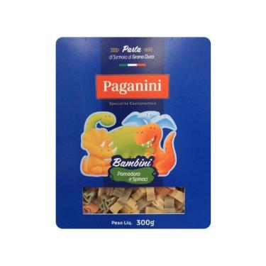 Imagem de Macarrão Kids Bambini Dinossauros Paganini 200g, 300g, 1 unidade