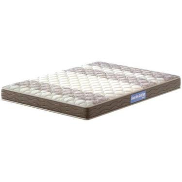 Imagem de Colchão Casal Espuma D33 Guarda Costas Probel 14cm Bege/Marrom (138x18