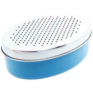 Imagem de Ralador Recipiente Fino Oikos, Azul