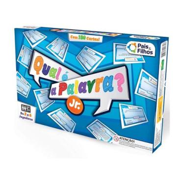 Imagem de Qual é a Palavra Junior - Jogo de Tabuleiro - Pais e Filhos, Jogo
