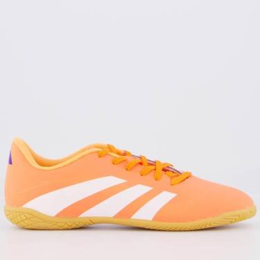 Imagem de Chuteira Adidas Predator Essentials 25 Futsal Juvenil Laranja, 35