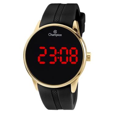Imagem de Relógio Champion Feminino Ref: Ch40188p Digital Led Dourado