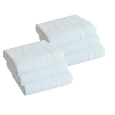 Imagem de Kit 06 Toalhas De Banho Gigante Banhão Linha Profissional Hotel Pousada Monaco Teka