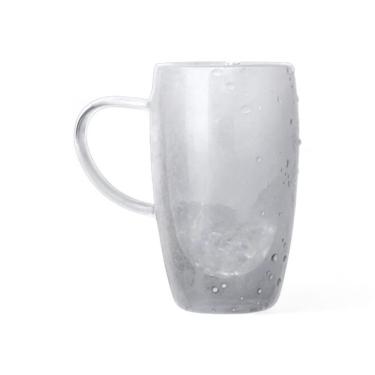 Imagem de Copo para Café Copo Café Moderno Vidro Dupla Camada Alça 350ML com Alça Ergonômica para Uso Diário Transparente