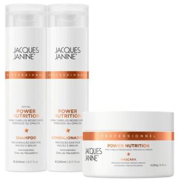 Imagem de Kit Jacques Janine Power Nutrition Shampoo 240ml + Condicionador 240ml