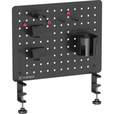 Imagem de Painel Organizador Fortrek Grid Space Gamer para Acessórios e Itens de Escritório com Instalação em Parede Preto