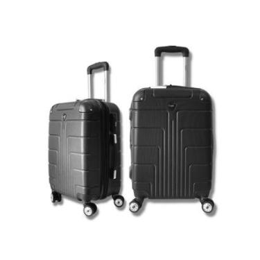 Imagem de Kit Mala de viagem de bordo 10kg e despacho 23kg padrão Expansiva antifurto rodas dupla...