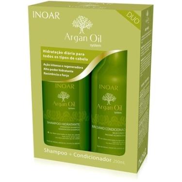Imagem de Kit Inoar Argan Duo Shampoo 250ml + Condicionador 250ml-Feminino