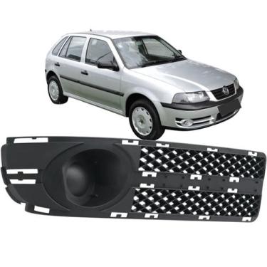 Imagem de Grade Parachoque Gol G3 GIII 2003 2004 2005 Fase 2 Sem Furo de Milha -