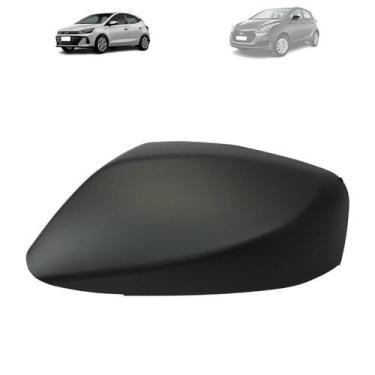 Imagem de Capa retrovisor hyundai hb20 2012 a 2025 preta lado esquerdo - BLAWER