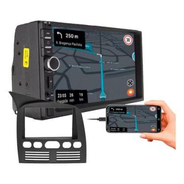 Imagem de Kit central multimidia mp5 7 pol com moldura siena strada palio 1996 a