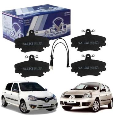 Imagem de Jogo Pastilha Freio Dianteiro Clio Hatch Sedan Megane R-19 - SYL, PAST