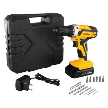 Imagem de Parafusadeira Vonder 20v Bivolt Modelo 6001238000 Com Maleta