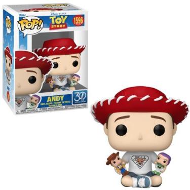 Imagem de Boneco Funko Pop! Disney Toy Story 30 anos - Andy - Candide