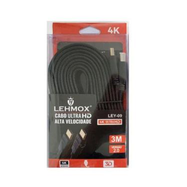 Imagem de Cabo HDMI 3M 4k, Preto