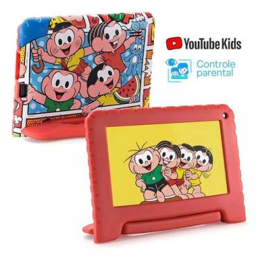 Imagem de Tablet Turma da Mônica Quad Core 4gb Ram 64gb Multilaser