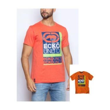 Imagem de Camiseta Básica Masculina com Estampa Relevo Pitanga K838A - Ecko, P