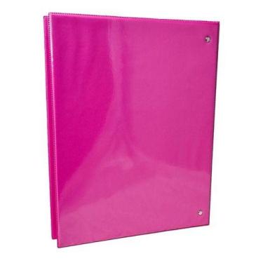 Imagem de Fichário Organizador Argolas Folhas Plasticas Card Coleção - DAC, 7060