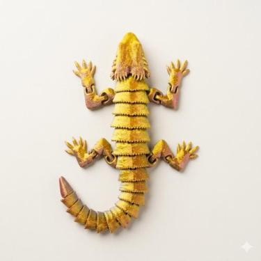 Imagem de Dragão Articulado Flexível  Brinquedo Decorativo Fidget Realista - A1,