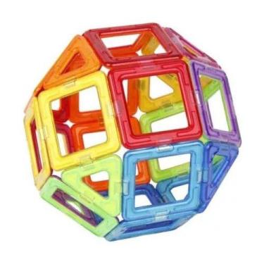 Imagem de brinquedo educativo magnético de montar imã 50pçs família - Pool, Padr