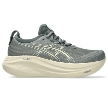 Imagem de Tenis asics gel-nimbus 27 feminino, 36, Cinza, Verde