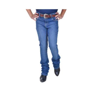 Imagem de Calça Infantil Juvenil Wrangler Jeans Flare - Ref.09MWGHOUN, 10
