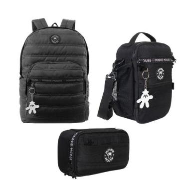 Imagem de Kit Mochila Lancheira Estojo Multi Minnie T01 - Xeryus