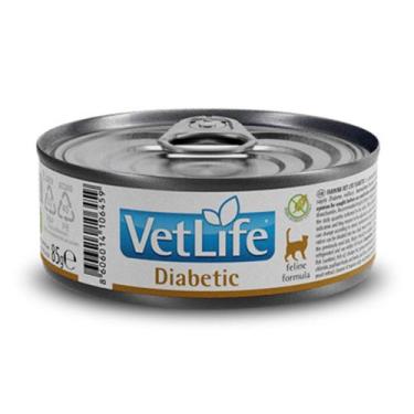 Imagem de Vet Life Diabetic Ração Úmida p/ Gatos 85g - 1 un - Farmina